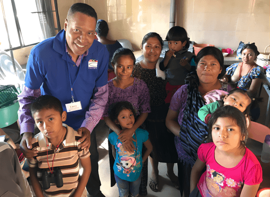 Larry Elder in Guatemala with Food for the Poor